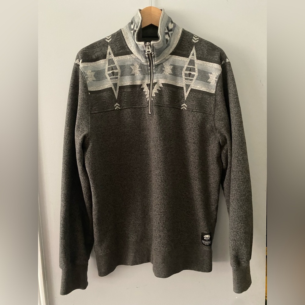 Roots + Pendleton 1/4 Zip Sweatshirt